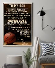 The meaningful message to your son -Basketball 16x24 Poster lifestyle-poster-1