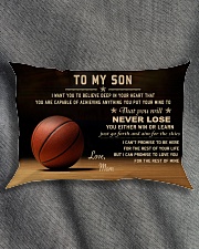 The meaningful message to your son -Basketball Rectangular Pillowcase aos-pillow-rectangle-front-lifestyle-1