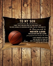 The meaningful message to your son -Basketball Rectangular Pillowcase aos-pillow-rectangle-front-lifestyle-2