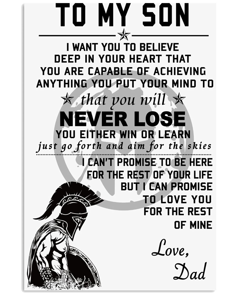 Make it the meaningful message to your wife 11x17 Poster