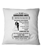 Make it the meaningful message to your wife Square Pillowcase thumbnail