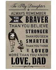 Make it the meaningful message to your daughter 11x17 Poster front