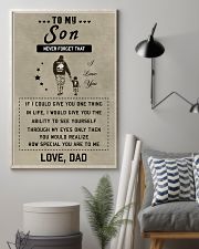 Make it the meaningful message to your son 11x17 Poster lifestyle-poster-1