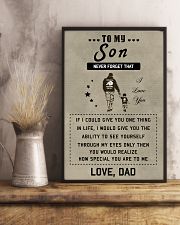 Make it the meaningful message to your son 11x17 Poster lifestyle-poster-3