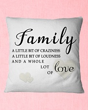 lat it show your love to your family Square Pillowcase aos-pillow-square-front-lifestyle-22