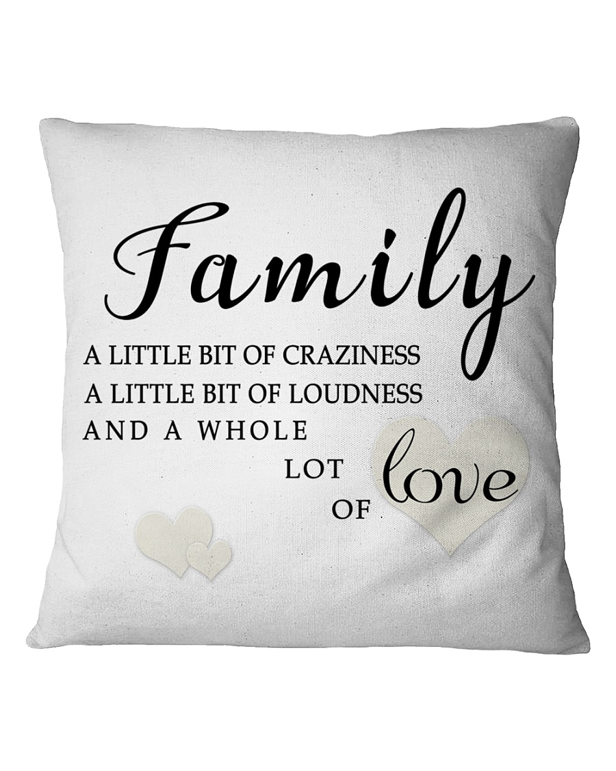lat it show your love to your family Square Pillowcase