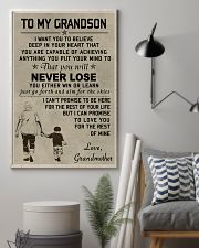 Make it the meaningful message to your grandson 11x17 Poster lifestyle-poster-1