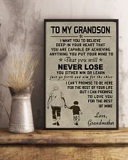 Make it the meaningful message to your grandson 11x17 Poster lifestyle-poster-3