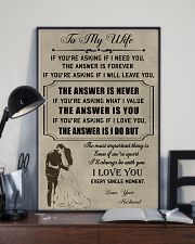 Make it the meaningful message to your wife 11x17 Poster lifestyle-poster-2