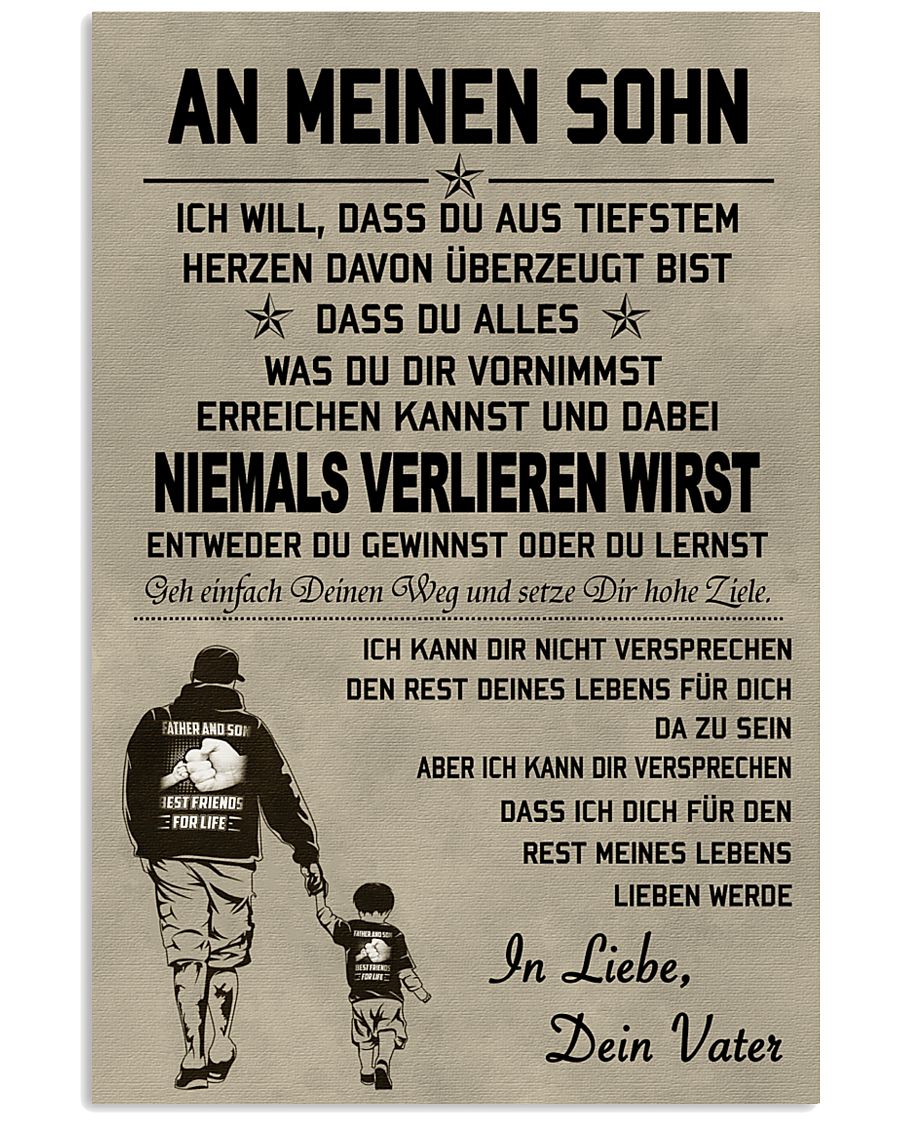 Make it the meaningful message to your son vDE 11x17 Poster