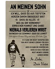 Make it the meaningful message to your son vDE 11x17 Poster front