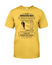 Make it the meaningful message to your wife Classic T-Shirt front