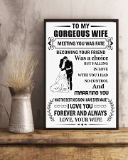 Make it the meaningful message to your wife 16x24 Poster lifestyle-poster-3