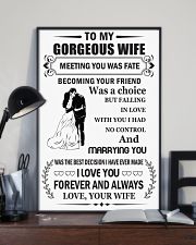 Make it the meaningful message to your wife 24x36 Poster lifestyle-poster-2
