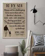 Make it the meaningful message to your son 11x17 Poster lifestyle-poster-1