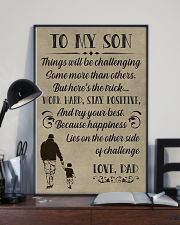 Make it the meaningful message to your son 11x17 Poster lifestyle-poster-2