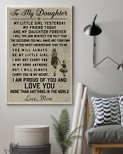 Make it the meaningful message to your daughter 11x17 Poster lifestyle-poster-1