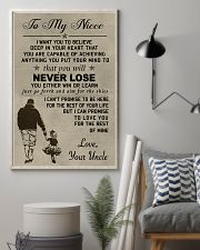 Make it a meaningful message to your niece 11x17 Poster lifestyle-poster-1