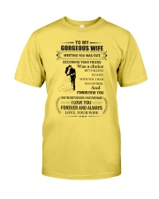 Make it the meaningful message to your wife Premium Fit Mens Tee front