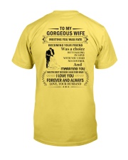 Make it the meaningful message to your Wife Premium Fit Mens Tee back