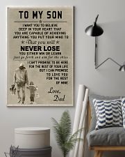 Make it the meaningful message to your son 11x17 Poster lifestyle-poster-1