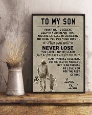 Make it the meaningful message to your son 11x17 Poster lifestyle-poster-3