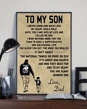 Make it the meaningful message to your son 11x17 Poster lifestyle-poster-2
