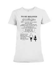 the meaningful message to your granddaughter Premium Fit Ladies Tee thumbnail