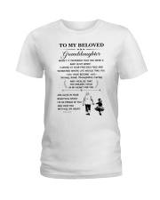 the meaningful message to your granddaughter Ladies T-Shirt thumbnail