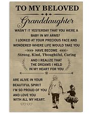 the meaningful message to your granddaughter 11x17 Poster thumbnail