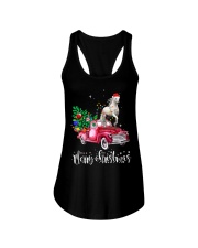 Merry Christmas Ladies Flowy Tank tile