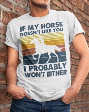 If My Horse Doesn't Like You Classic T-Shirt apparel-classic-tshirt-lifestyle-26