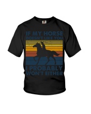 If My Horse Doesn't Like You Youth T-Shirt tile