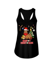 Mare Y Christmask Ladies Flowy Tank tile