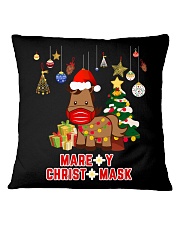 Mare Y Christmask Square Pillowcase tile
