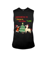 Happiness Is Lighting The Christmas Tree Sleeveless Tee tile