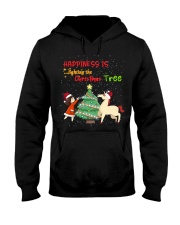 Happiness Is Lighting The Christmas Tree Hooded Sweatshirt tile