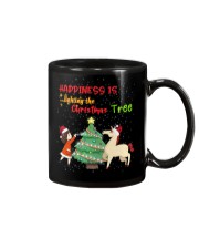 Happiness Is Lighting The Christmas Tree Mug tile