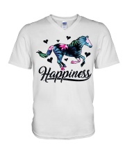 Happiness V-Neck T-Shirt tile