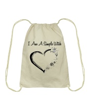 I Am A Simple Witch Drawstring Bag tile