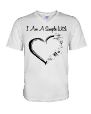I Am A Simple Witch V-Neck T-Shirt tile