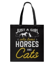 Just A Girl Who Loves Horses Tote Bag tile