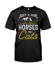 Just A Girl Who Loves Horses Classic T-Shirt tile