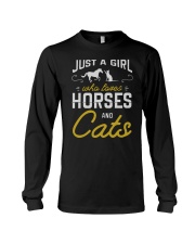 Just A Girl Who Loves Horses Long Sleeve Tee tile