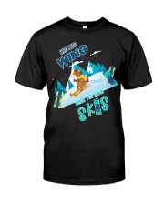 Who Need Wing When You Have Skis Premium Fit Mens Tee tile