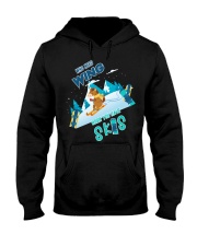 Who Need Wing When You Have Skis Hooded Sweatshirt tile