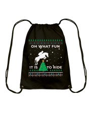 Oh What Fun 1T Is To Ride Drawstring Bag tile