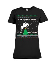 Oh What Fun 1T Is To Ride Premium Fit Ladies Tee tile