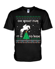 Oh What Fun 1T Is To Ride V-Neck T-Shirt tile