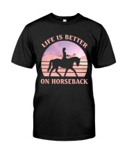 Life is Better on Horseback Premium Fit Mens Tee tile